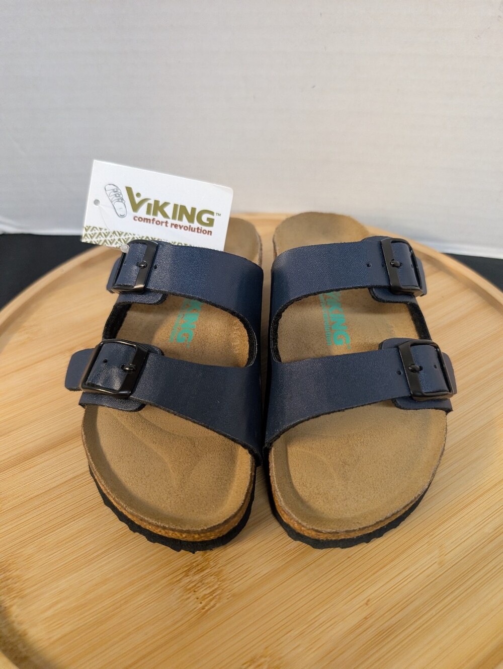 New Girls Kids Children Viking comfort cork footbed sandals size EUR 28 10- 10.5